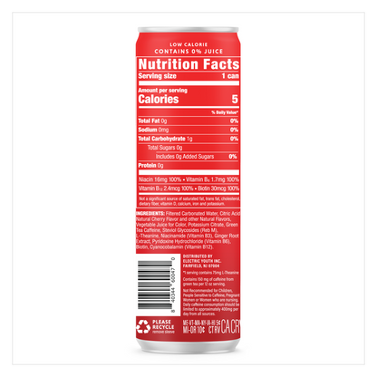 Gorgie Cherry Lime Energy Drink 12oz Can