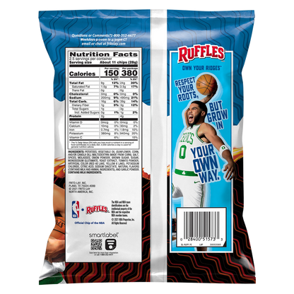 Ruffles Flamin' Hot BBQ Potato Chips 2.5oz