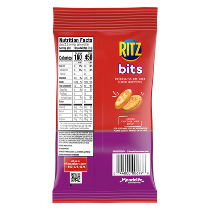 Ritz Bits Cheese Sandwich Crackers 3oz