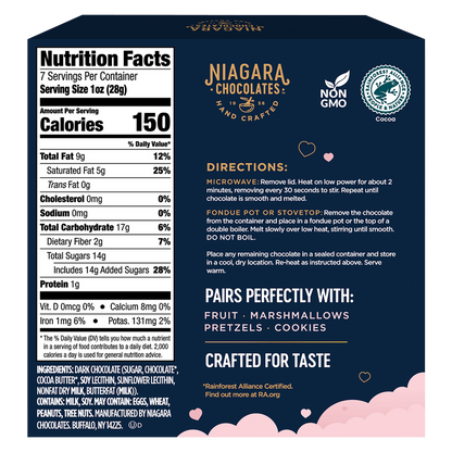 Niagara Dark Chocolate Fondue 7oz