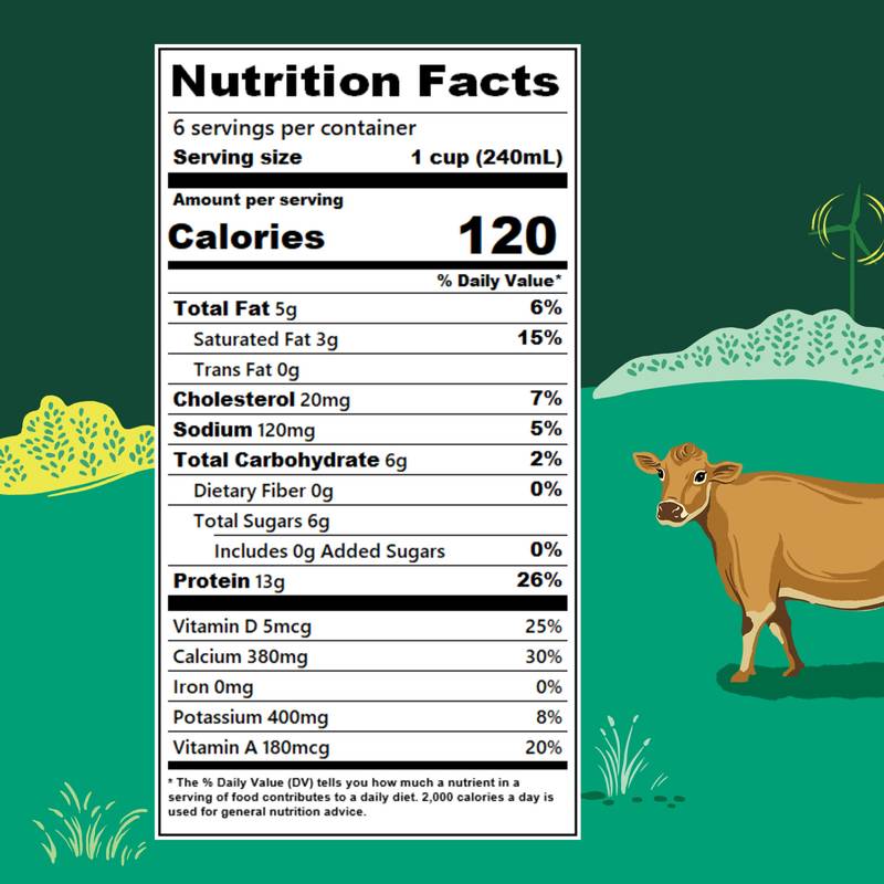 Organic Valley Protein+ 2% Milk 48oz Ctn
