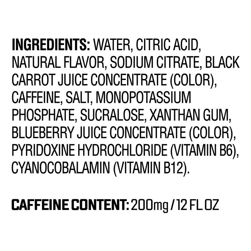 Fast Twitch Zero Sugar Energy Drink Cool Blue 12oz Btl