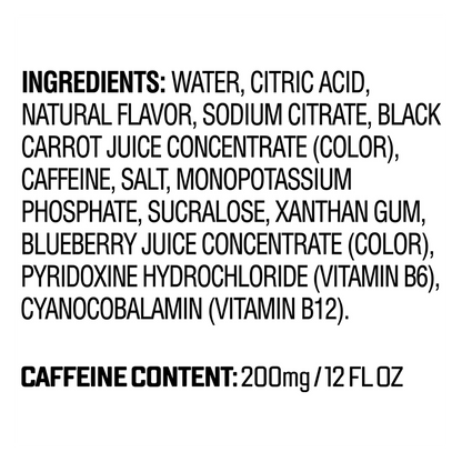 Fast Twitch Zero Sugar Energy Drink Cool Blue 12oz Btl