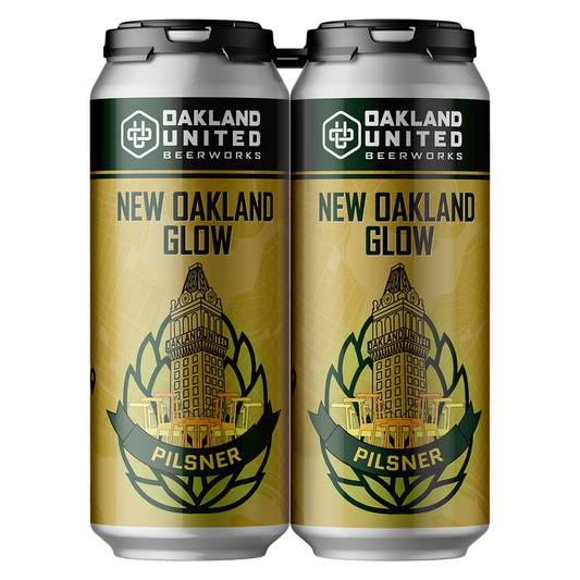 Oakland United Beerworks New Oakland Glow Pilsner (4PKC 16 OZ)