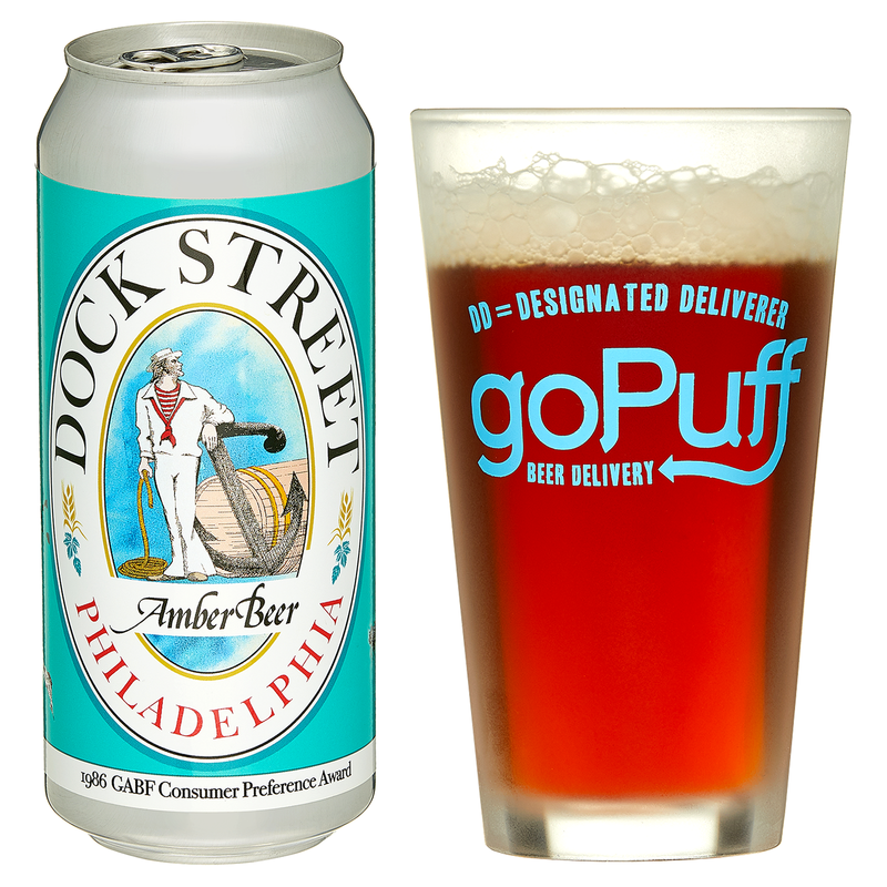 Dock Street Amber Pale Ale 4pk 16oz Can 5.0% ABV