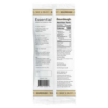 The Essential Baking Company Organic Take & Bake Sourdough Bread - 16oz