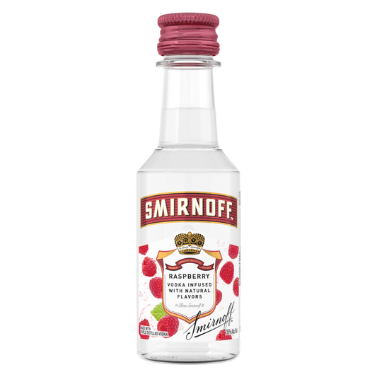 Smirnoff Raspberry Vodka 50ml (70 Proof)