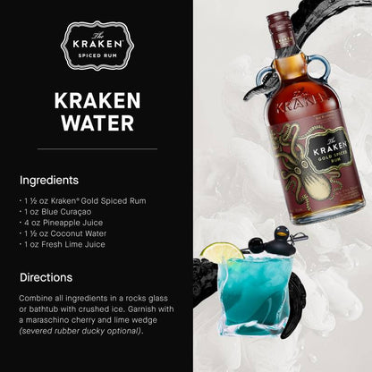 Kraken Gold Spiced Rum 750ml (70 proof)