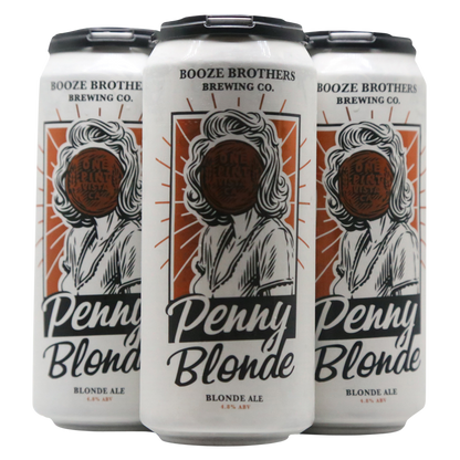 Booze Brothers Penny Blonde Ale 4pk 16oz Can