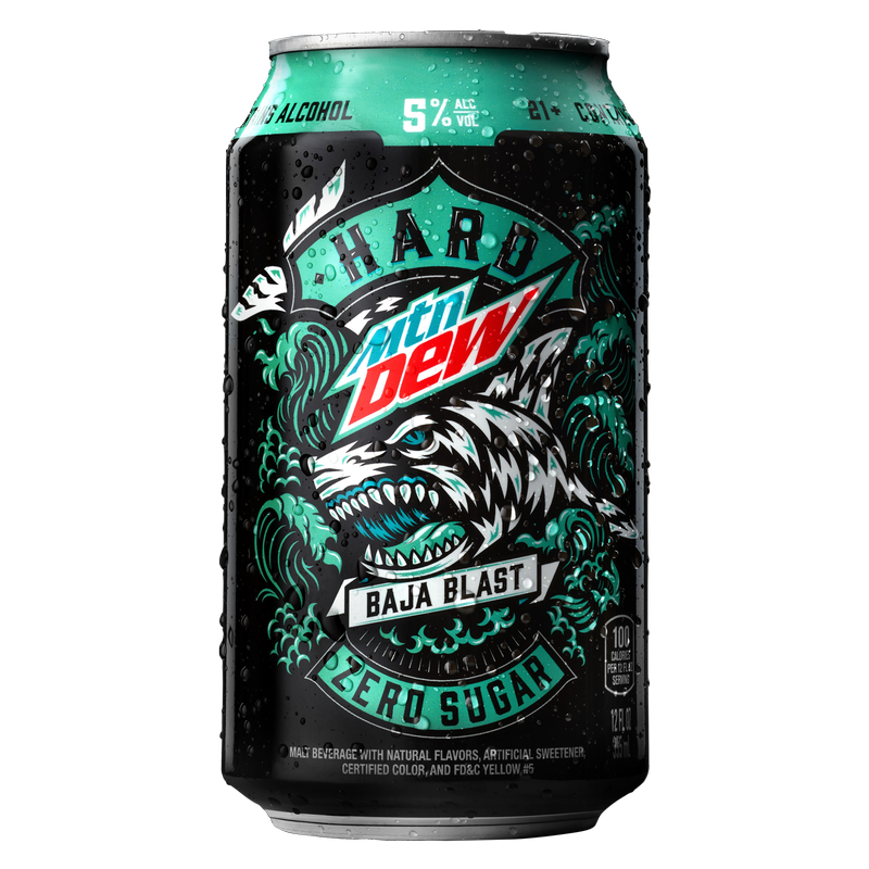 MTN DEW® Hard Zero Sugar Baja Blast 12pk 12oz Can 5% ABV