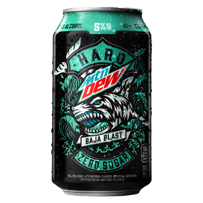 MTN DEW® Hard Zero Sugar Baja Blast 12pk 12oz Can 5% ABV