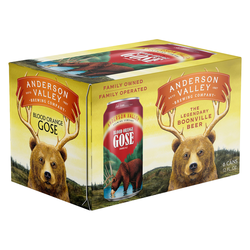 Anderson Valley Blood Orange Gose 6pk 12oz Can