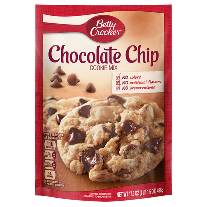Betty Crocker Chocolate Chip Cookie Mix 17.5oz