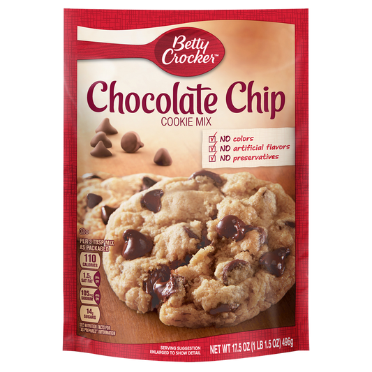 Betty Crocker Chocolate Chip Cookie Mix 17.5oz