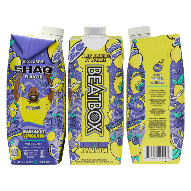 BeatBox Blueberry Lemonade 4pk 500ml