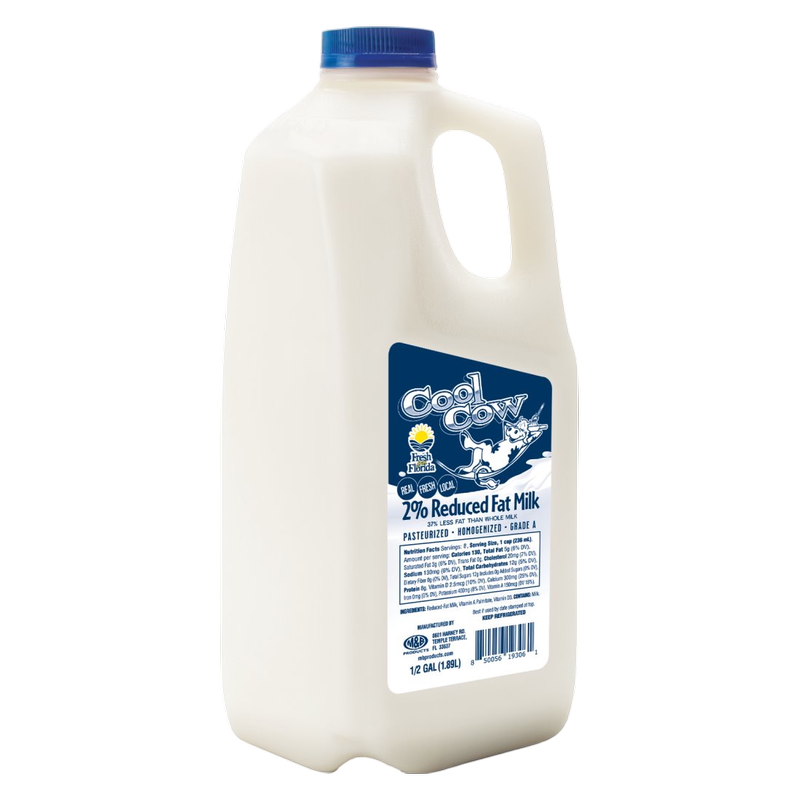Cool Cow 2% Reduced Fat Milk - 1/2 Gallon