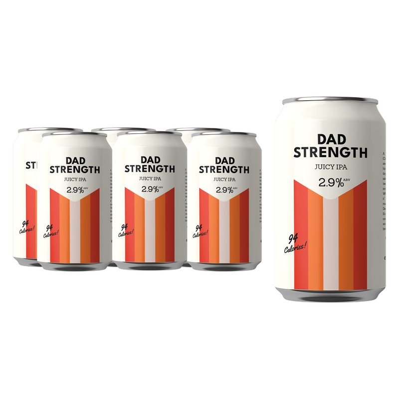 Dad Strength Juicy IPA 6pk 12oz Can 2.9% ABV