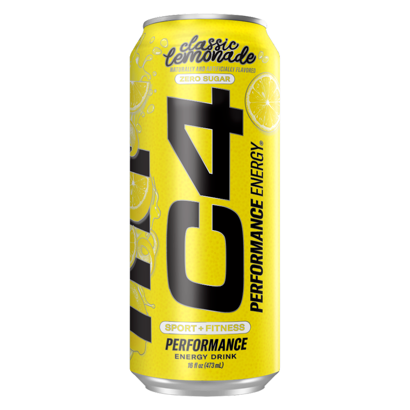 C4 Classic Lemonade 16oz Can
