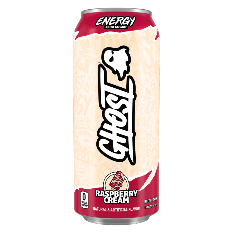 GHOST ENERGY Raspberry Cream 16oz Can