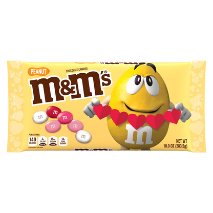 M&M’s Peanut Milk Chocolate Candies Cupid’s Mix 10oz