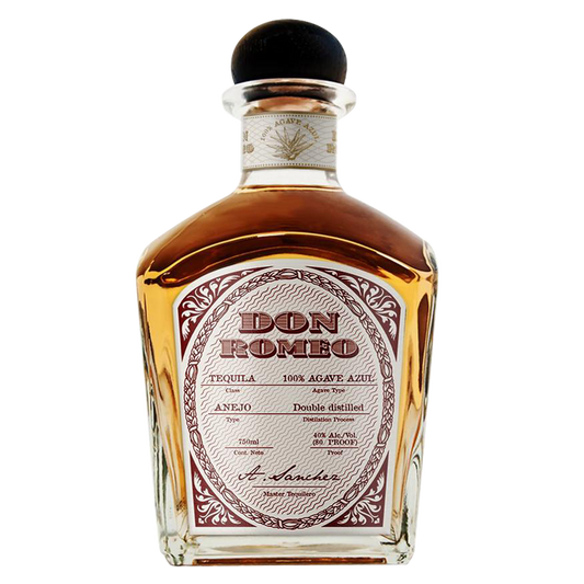 Don Romeo Anejo Tequila 750ml (80 Proof)