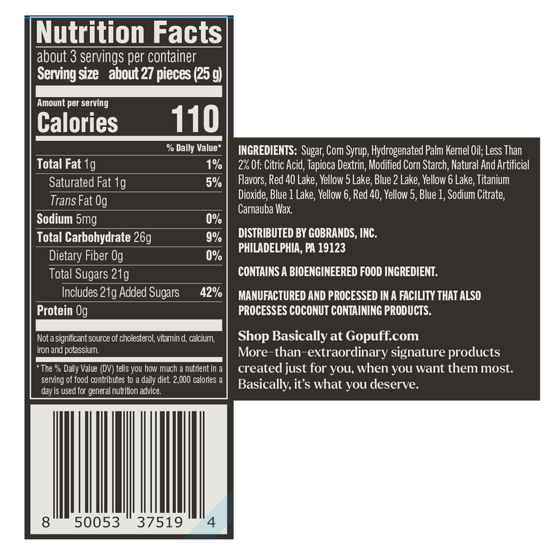 Basically Premium Rainbow Freeze Dried Candy 2.6oz