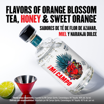 Mi Campo Blanco Tequila 375ml (80 proof)