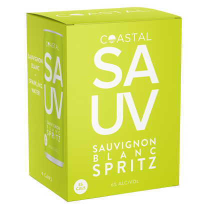 Coastal Spritz Sauvignon Blanc Spritz 4pk 12oz Can 6.0% ABV