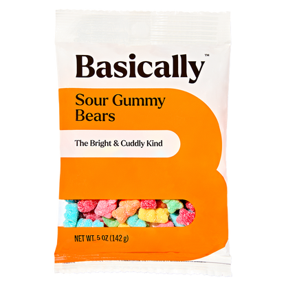 Basically Sour Gummy Bears 5oz