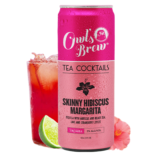 Owl's Brew Skinny Hibiscus Margarita 4pk 12oz Can 5% ABV