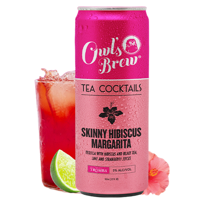 Owl's Brew Skinny Hibiscus Margarita 4pk 12oz Can 5% ABV