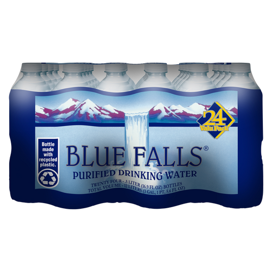 Blue Falls Purified Drinking Water 24pk .5L