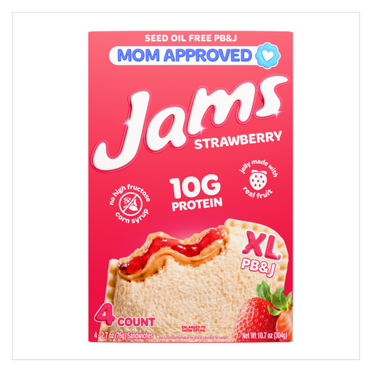 Jams Strawberry Protein PB&J Sandwich 4ct