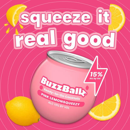 BuzzBallz Pink Lemonsqueezy 6.5oz