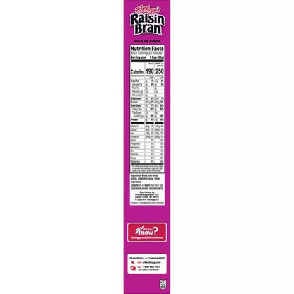 Kellogg's Original Raisin Bran Cereal, 16.1oz