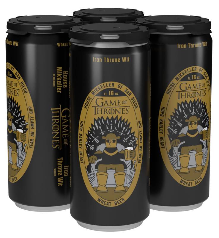 Mikkeller San Diego Game Of Thrones Iron Throne Wit (4PKC 16 OZ)