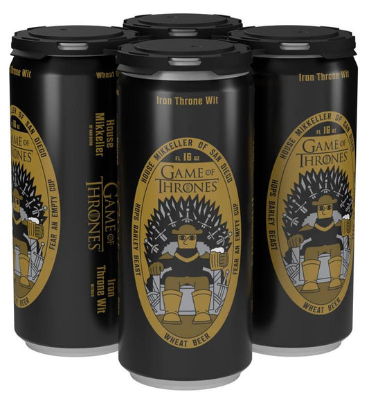 Mikkeller San Diego Game Of Thrones Iron Throne Wit (4PKC 16 OZ)