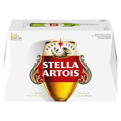 Stella Artois 18pk 11.2oz Btl