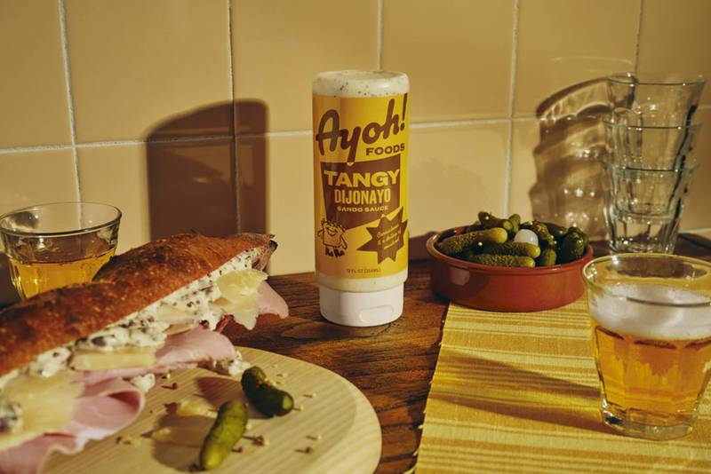 Ayoh! Tangy Dijonayo Mayo Sando Sauce, 12oz. By Molly Baz