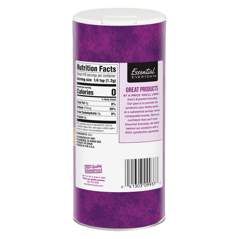 Coarse Sea Salt, 17.6oz.