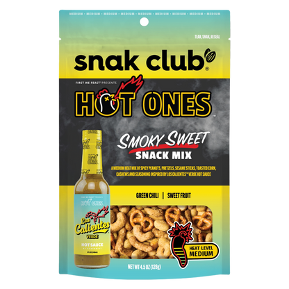 Snak Club Hot Ones Smoky Sweet Snack Mix, 4.5oz
