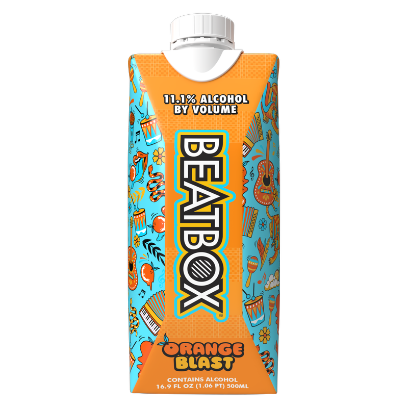 Beatbox Orange Blast 500ml 11.1% ABV Wine-Base