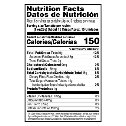 Pringles Potato Crisps Chips Ranch 5.5oz Snacks on the Go