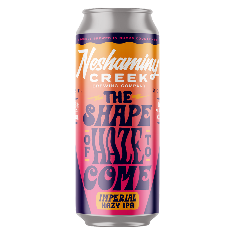 Neshaminy Creek The Shape of Haze To Come Hazy IPA 4pk 16oz Can 8.8% ABV