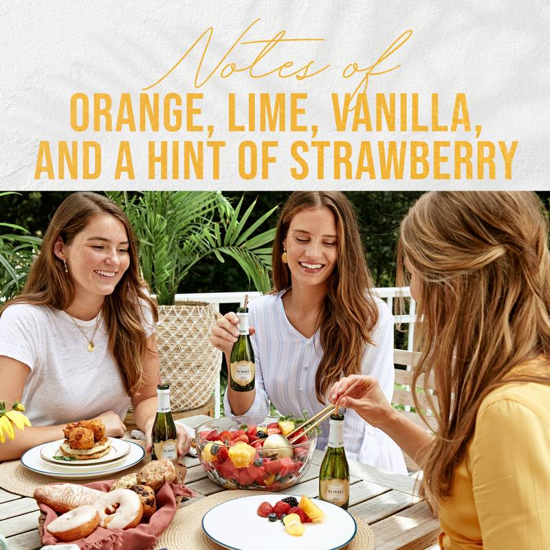 Korbel Brut California Champagne Sparkling Wine 4pk 187ml Btl