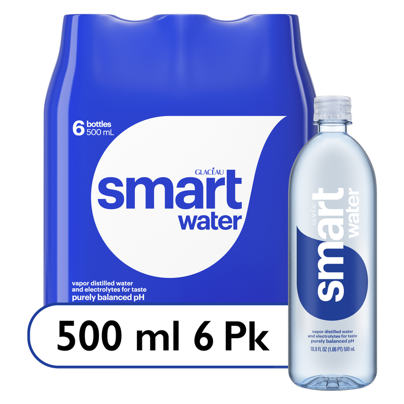 Smartwater 6pk 16.9oz Btl