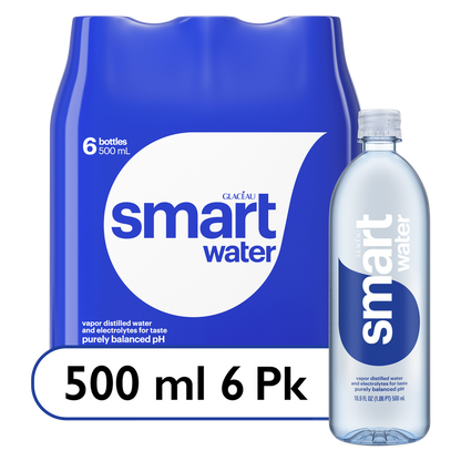 Smartwater 6pk 16.9oz Btl