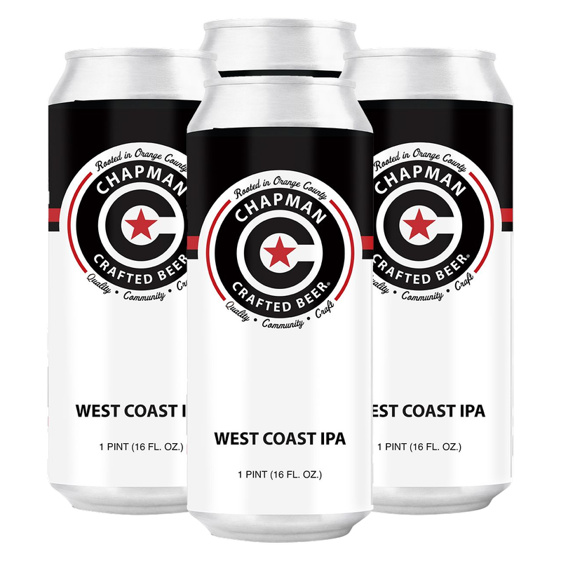 Chapman Crafted Beer Rotating West Coast IPA 4pk 16oz