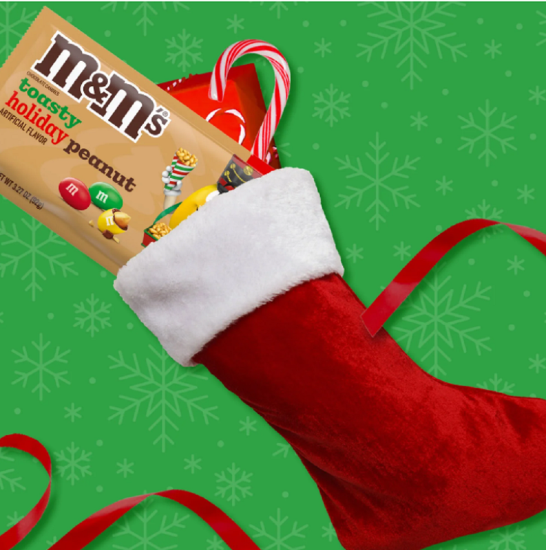 M&M's Toasty Holiday Peanut Chocolate Candies, 3.27oz