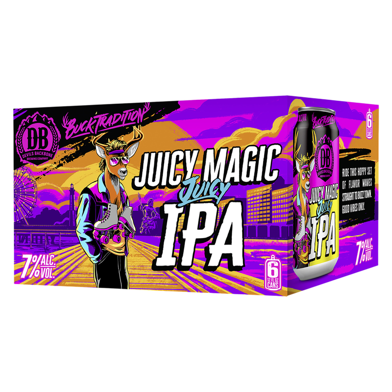 Devils Backbone Juicy Magic Juicy IPA 6pk 12oz Can 7% ABV